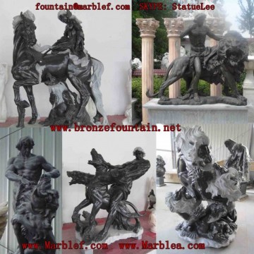 Bronze Bull Sculptures