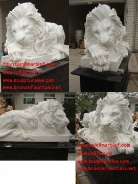 Bronze Lions Sculptures