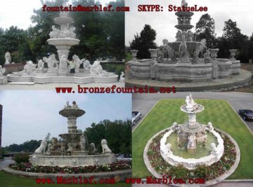 Marble Pedestals Fountain